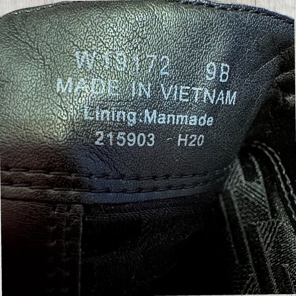 COLE HAAN Black Leather Rene Bootie Chelsea Boot Shoes W19172 Size 9 - Picture 9 of 9